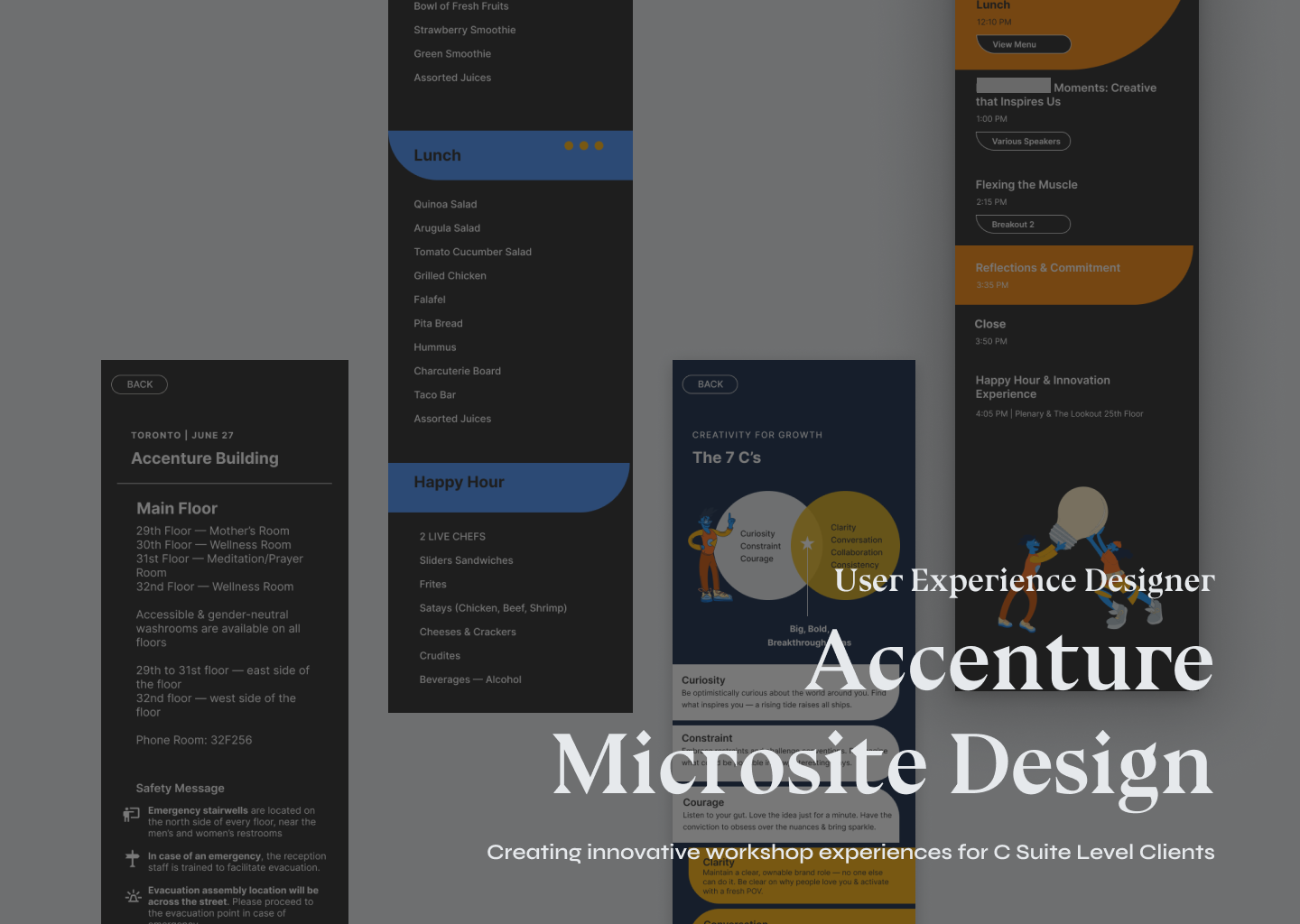 Accenture - Microsite Design